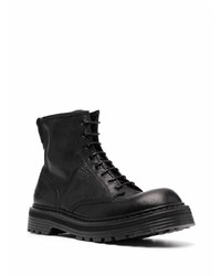 Bottes de loisirs en cuir noires Premiata