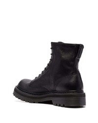 Bottes de loisirs en cuir noires Premiata