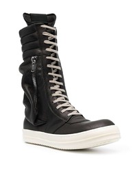 Bottes de loisirs en cuir noires Rick Owens