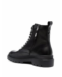 Bottes de loisirs en cuir noires Karl Lagerfeld