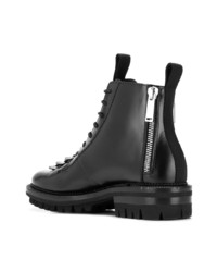 Bottes de loisirs en cuir noires DSQUARED2