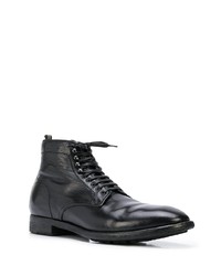 Bottes de loisirs en cuir noires Officine Creative