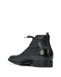 Bottes de loisirs en cuir noires Officine Creative