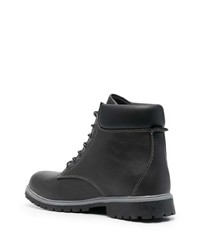 Bottes de loisirs en cuir noires Fila