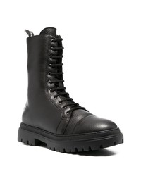 Bottes de loisirs en cuir noires Pollini