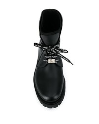 Bottes de loisirs en cuir noires Philipp Plein