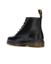 Bottes de loisirs en cuir noires Dr. Martens