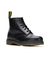 Bottes de loisirs en cuir noires Dr. Martens