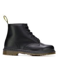 Bottes de loisirs en cuir noires Dr. Martens