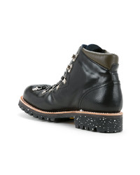 Bottes de loisirs en cuir noires Undercover