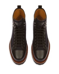 Bottes de loisirs en cuir noires Bally