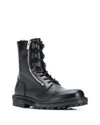 Bottes de loisirs en cuir noires Officine Creative