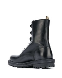 Bottes de loisirs en cuir noires Officine Creative