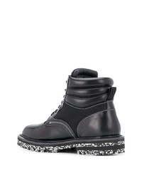 Bottes de loisirs en cuir noires Jimmy Choo