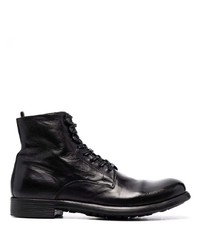 Bottes de loisirs en cuir noires Officine Creative