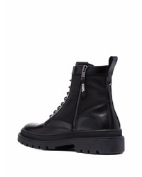 Bottes de loisirs en cuir noires Karl Lagerfeld