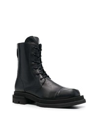 Bottes de loisirs en cuir noires JORDAN LUCA