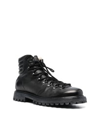 Bottes de loisirs en cuir noires Premiata