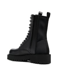 Bottes de loisirs en cuir noires Valentino Garavani