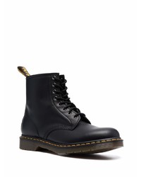 Bottes de loisirs en cuir noires Dr. Martens