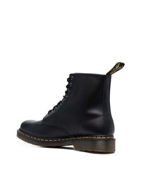 Bottes de loisirs en cuir noires Dr. Martens