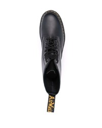 Bottes de loisirs en cuir noires Dr. Martens