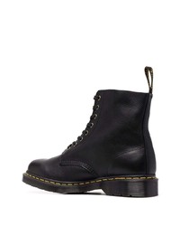 Bottes de loisirs en cuir noires Dr. Martens