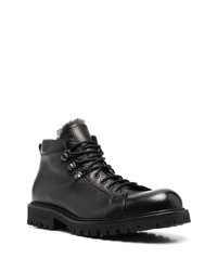 Bottes de loisirs en cuir noires Baldinini