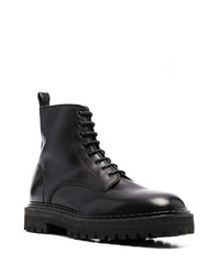 Bottes de loisirs en cuir noires Officine Creative