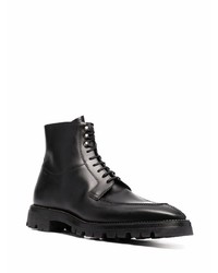 Bottes de loisirs en cuir noires Bally