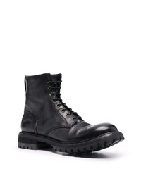 Bottes de loisirs en cuir noires Premiata