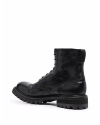 Bottes de loisirs en cuir noires Premiata