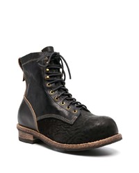 Bottes de loisirs en cuir noires VISVIM