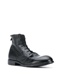 Bottes de loisirs en cuir noires Moma