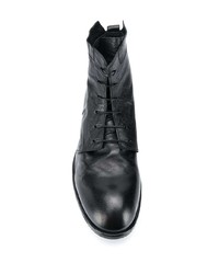 Bottes de loisirs en cuir noires Moma