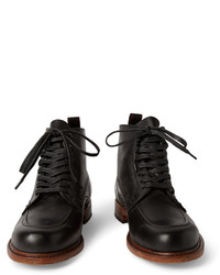 Bottes de loisirs en cuir noires Rag and Bone