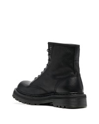 Bottes de loisirs en cuir noires Premiata