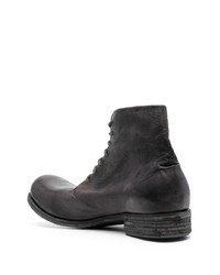 Bottes de loisirs en cuir noires A Diciannoveventitre