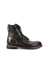 Bottes de loisirs en cuir noires Silvano Sassetti