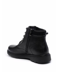 Bottes de loisirs en cuir noires Geox