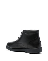 Bottes de loisirs en cuir noires Geox