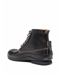 Bottes de loisirs en cuir noires Maison Margiela