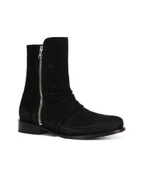 Bottes de loisirs en cuir noires Amiri