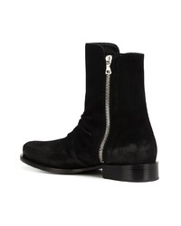 Bottes de loisirs en cuir noires Amiri