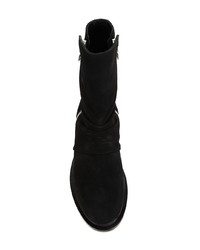 Bottes de loisirs en cuir noires Amiri