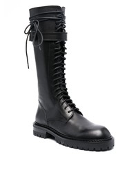 Bottes de loisirs en cuir noires Ann Demeulemeester