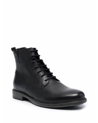 Bottes de loisirs en cuir noires Geox