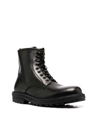 Bottes de loisirs en cuir noires Officine Creative