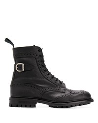 Bottes de loisirs en cuir noires Trickers