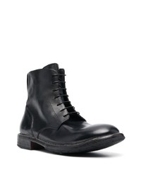 Bottes de loisirs en cuir noires Moma